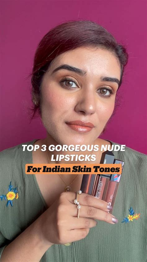 TOP 3 GORGEOUS NUDE LIPSTICKS For Indian Skin Tones Nude Lipstick