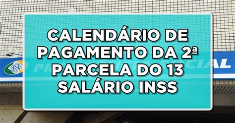 Liberado Calend Rio Do Sal Rio Inss Segunda Parcela