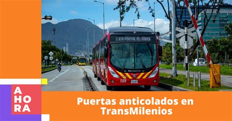 Así Serán Las Nuevas Puertas Anticolados De Transmilenio