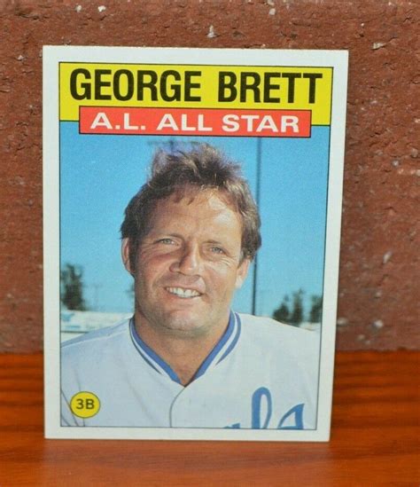 Baseball Card Topps Kansas City Royals George Brett All Star Ebay