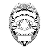 Police Badge Clip Art Vector