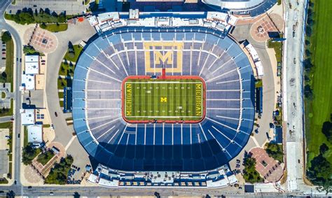 The Big House Michigan Stadium Seating Chart Bios Pics