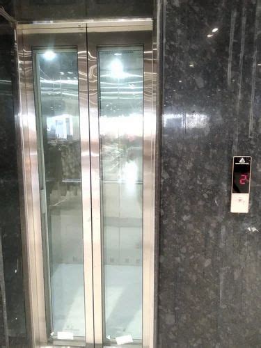 Stainless Steel Glass Door Elevator For Passenger Elevators At Rs