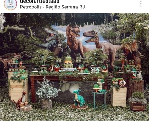 Pin De Renan Pego Em Festa Dinossauro Festa Dinossauro Decora O