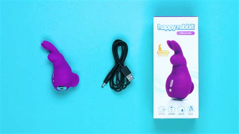 Happy Rabbit Mini Ears Rechargeable Rabbit Finger Vibrator Purple On