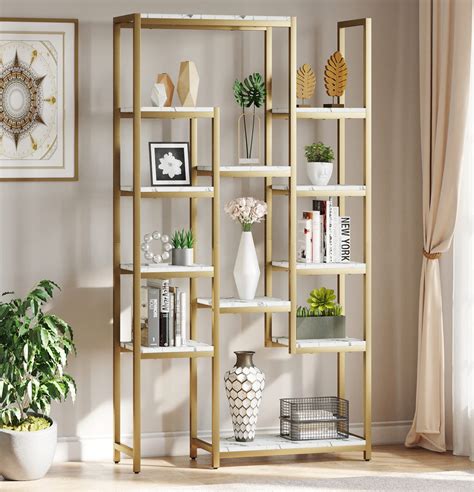 Mua Yitahome Tier Gold Bookshelf Tall Modern Free Standing