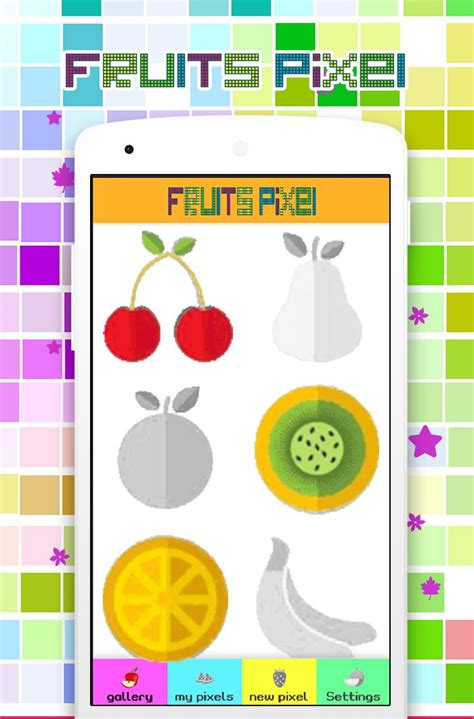 Coloring Fruits Pixel Art By Number Apk For Android Download