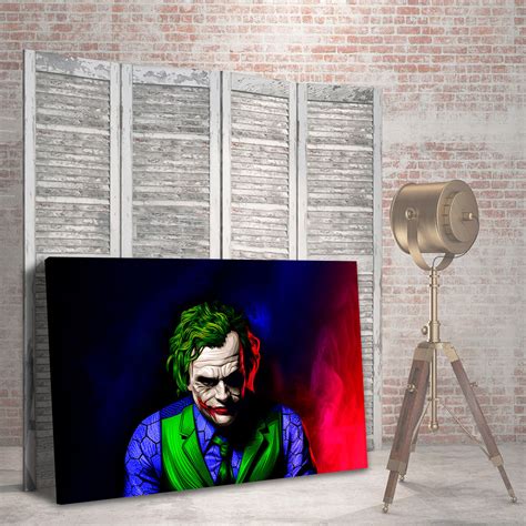 Joker Heath Ledger Cuadros Decorativos Canvas Revolution