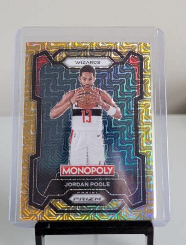 Prizm Monopoly Gold Mojo Jordan Poole Ebay