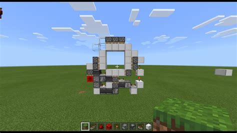 How To Make A 3x3 Piston Door Bedrock Edition Design Talk