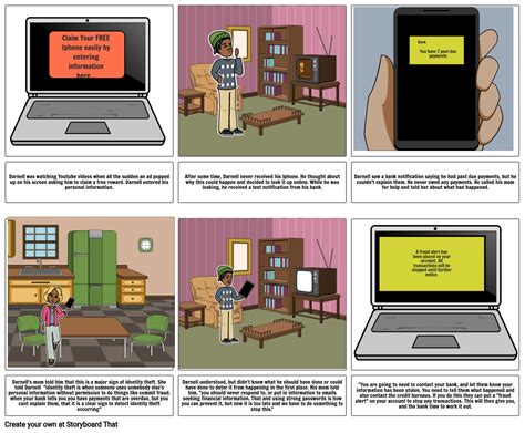 Identity Theft Storyboard Par Ed2eae92