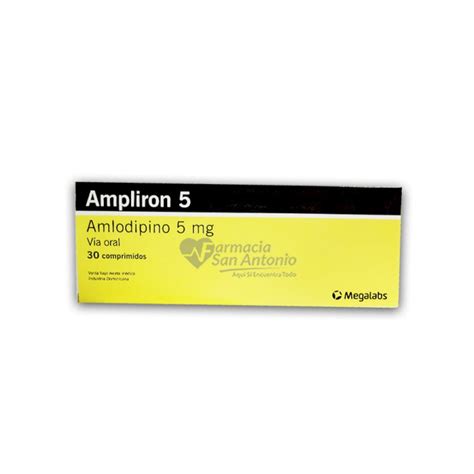 Ampliron 5 Mg X 30 Tabs And Farmacia San Antonio