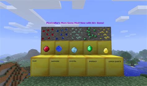 More Gems Mod 132 Wip V1051 5100 Downloads Now With Dimensions