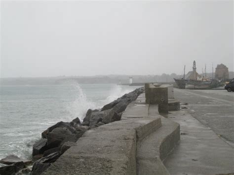 Tempête su le port de Camaret Camaret sur Mer Kameled Presqu île