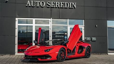 Lamborghini Aventador Svj Roadster Black And Red High-Quality Sale ...