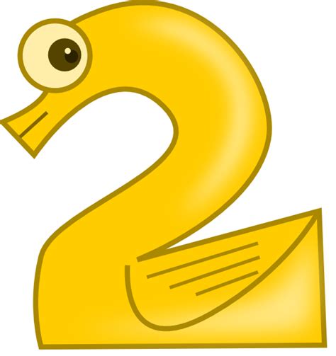 Animal Number Two Clip Art at Clker.com - vector clip art online ...