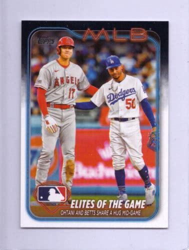 Topps Series Checklist Shohei Ohtani Mookie Betts Ebay