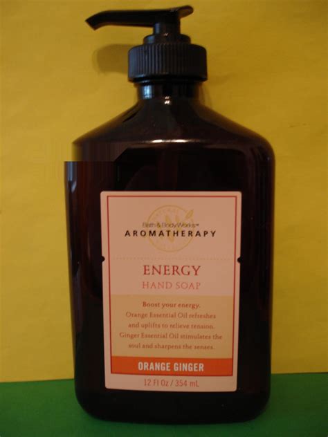 Bath And Body Works Aromatherapy Orange Ginger Hand Soap Large 12 Oz