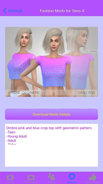 Fashion Mods For Sims 4 Sims4 Pc By Chi Kau Wan