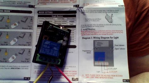 Issue with wiring eMylo remote control switch - Electrical Engineering