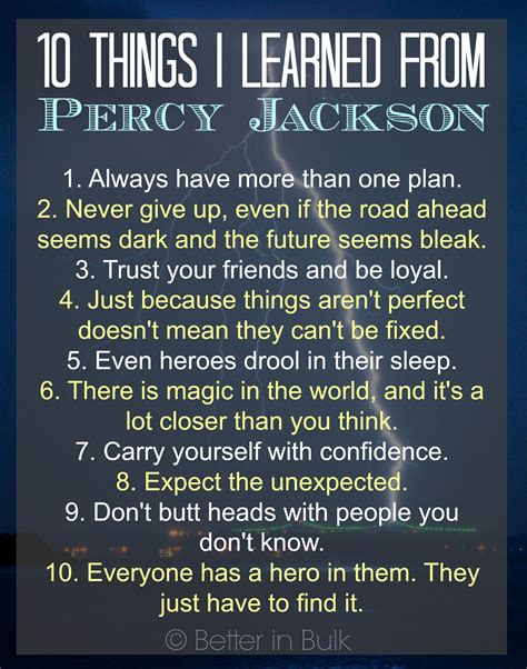 10 Things I Learned From Percy Jackson #ReadRiordan | Цитаты перси ...