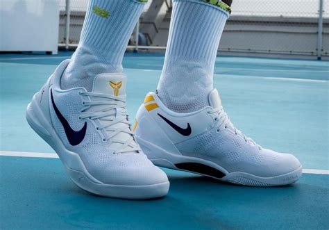 Nike Kobe 8 Protro "White/Court Purple/University Gold" HF9550-100 ...