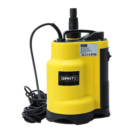 750W Submersible Dirty Clean Water Pump Pool Flood Pond 13,000L/H 8.5m ...