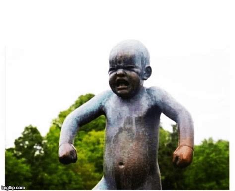 Statue of a baby throwing a temper tantrum : r/MemeTemplatesOfficial