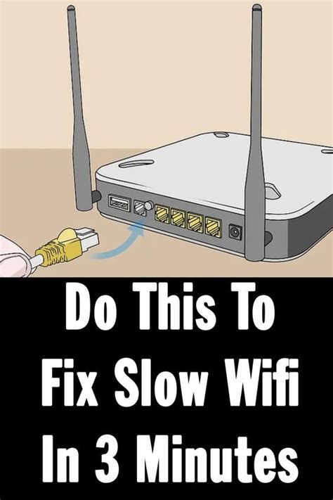 A Wifi Router With The Words Do This To Fix Slow Wifi In 3 Minutes