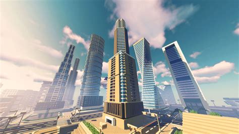 Added a couple more Skyscrapers to my city, the skyline is looking ...