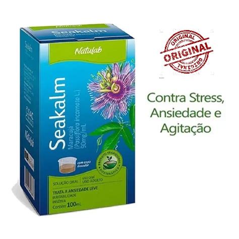 Seakalm Liquido Ml Extrato De Maracuja Passiflora Para Ansiedade