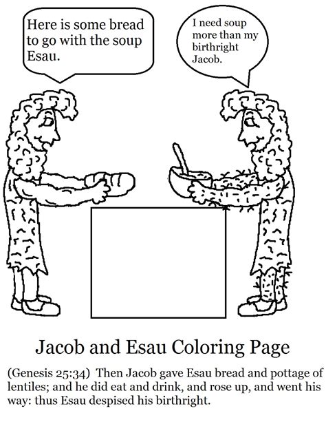 Church House Collection Blog: Jacob and Esau Sunday School Stuff