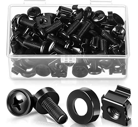 Pack M X Mm Rack Mount Cage Nuts Screws And Was Env O Gratis