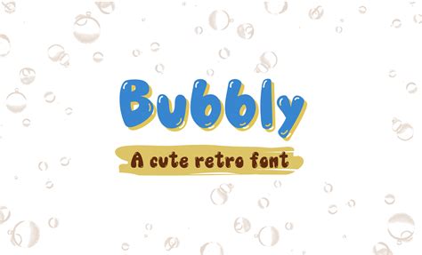 Bubbly Font By Lalavastudio · Creative Fabrica