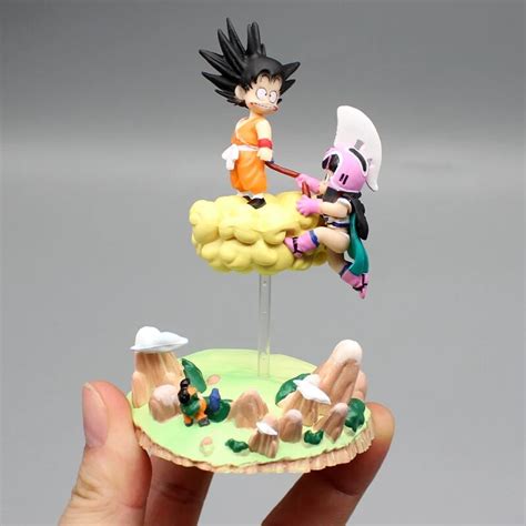 Cm Dragon Ball Goku Figure Chichi And Goku Action Figures Somersault