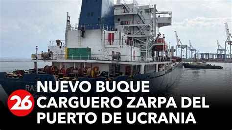 Nuevo Buque Carguero Zarpa Del Puerto De Ucrania Del Mar Negro Videos