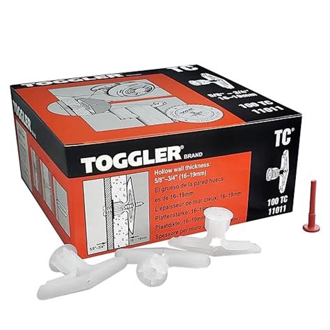 Toggler Toggle Tc Commercial Drywall Anchor Polypropylene Made In Us