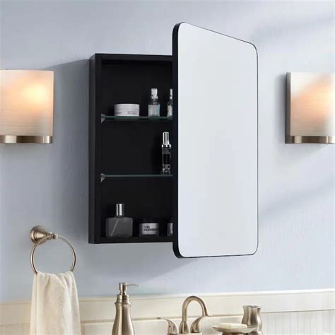 Allen Roth Medicine Cabinet In X In Surface Recessed Mount