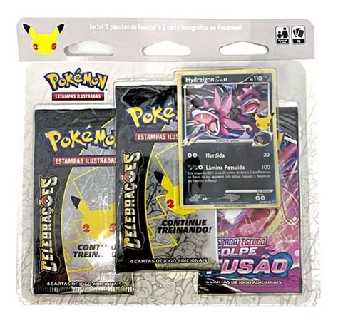 Blister Triplo Hydreigon Golpe Fus O Celebra Es Pokemon Mercadolivre