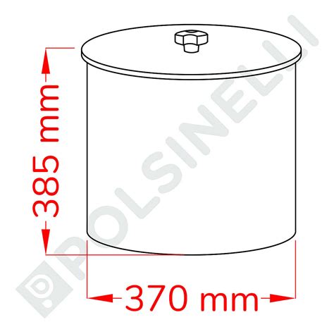 Serbatoio In Acciaio Inox Da L Per Lolio Polsinelli