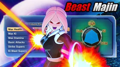 Menacing Damage Strongest Beast Female Majin Build Dragon Ball