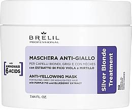Brelil Silver Blonde Treatment Anti Yellowing Mask