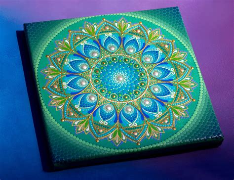 canvas mandala art painting  benjamin hutchison blog