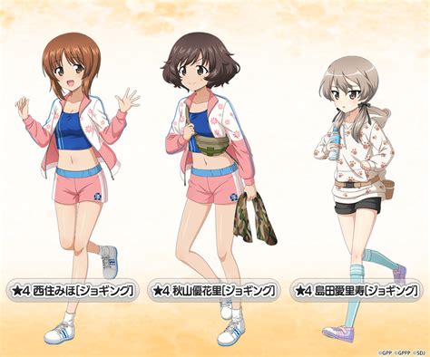 Nishizumi Miho Akiyama Yukari And Shimada Arisu Girls Und Panzer And