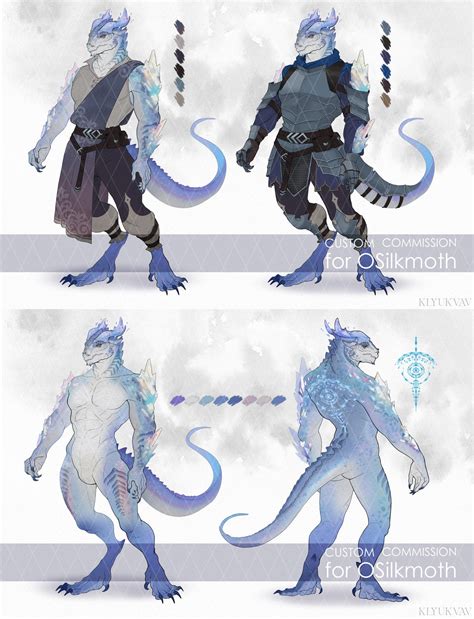 Commission Gem Dragonborn By Klyukvavv On Deviantart