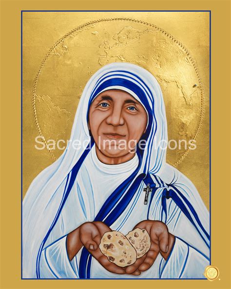 Saint Mother Teresa Icon Print - Sacred Image Icons