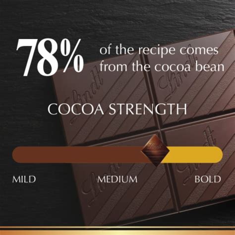 Lindt Excellence 78 Cocoa Dark Chocolate Candy Bar 1 Bar 3 5 Oz