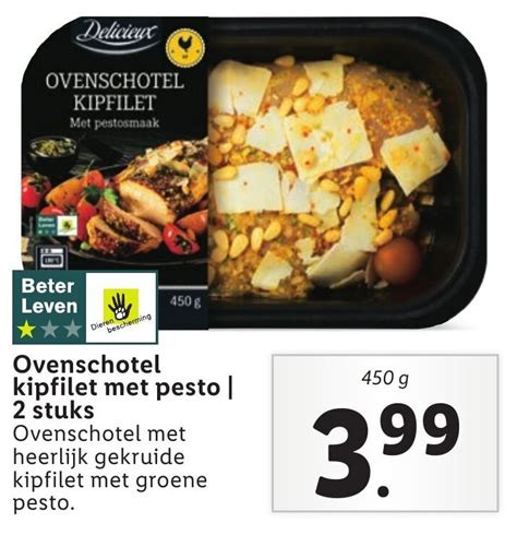 Delicieux Ovenschotel Kipfilet Met Pesto G Aanbieding Bij Lidl