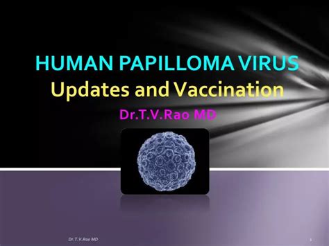 Ppt Human Papilloma Virus U Pdates And V Accination Powerpoint Presentation Id2284859