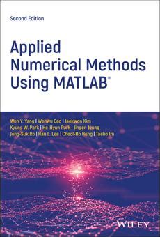 PDF Applied Numerical Methods Using MATLAB By Won Y Yang EBook Perlego